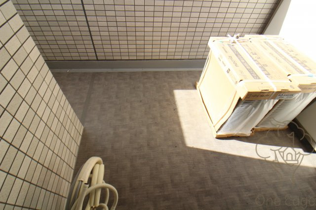 Dimus福島のバルコニー