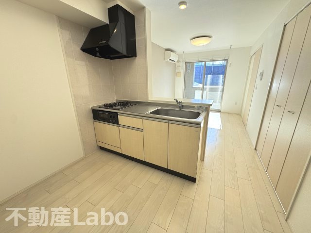 徳島市八万町新貝のアパートのキッチン