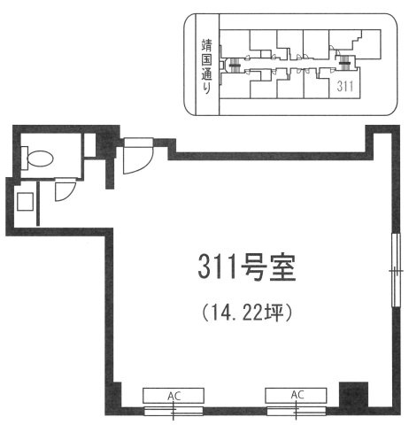 新宿Ｑフラットビルの間取り