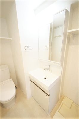 【洗面所】 | エグゼ難波南Ⅵ