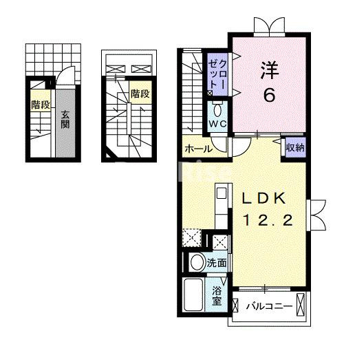サン　スーシの間取り|間取図