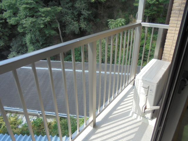 シャレー北野のバルコニー