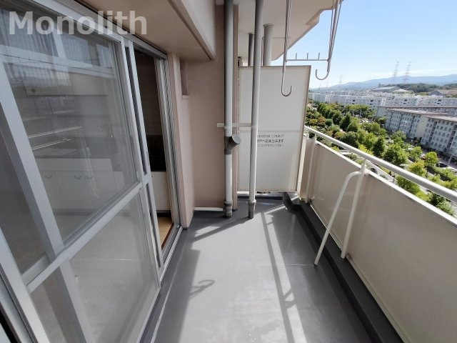 泉北鴨谷台３丁４号棟のバルコニー