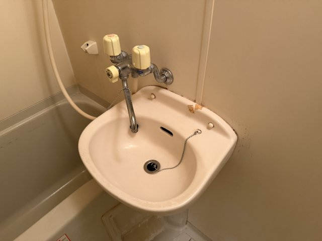 延明ハイツの洗面所