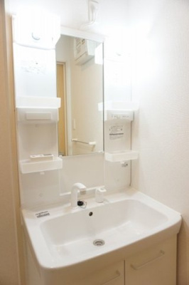 【洗面所】 | フランメゾン南沖洲Ｂ | 使いやすい洗面所です