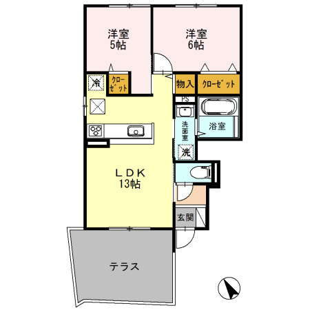 シャン・ド・リジェールの間取り