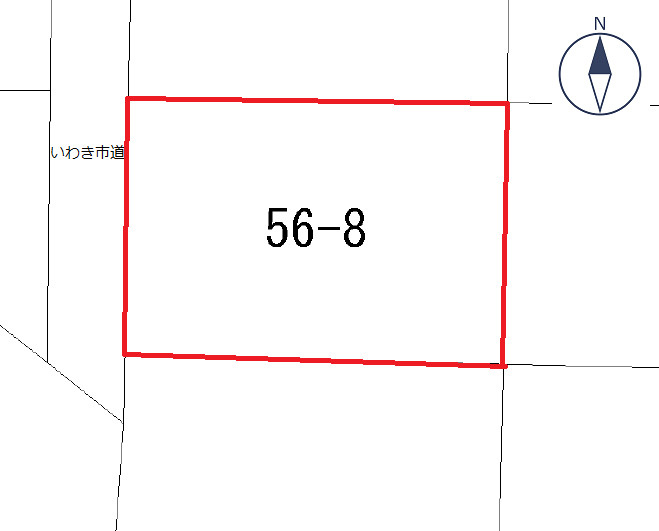 錦町蛭田 ４DKの区画図