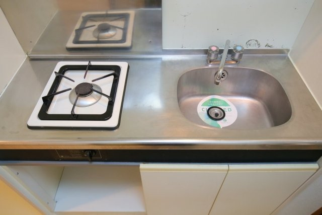 プライム・コア溝の口のキッチン|1口ガスコンロ