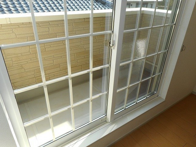 シンシアリー三笠Ⅰのバルコニー|落ち着いた時間を過ごせるバルコニーです