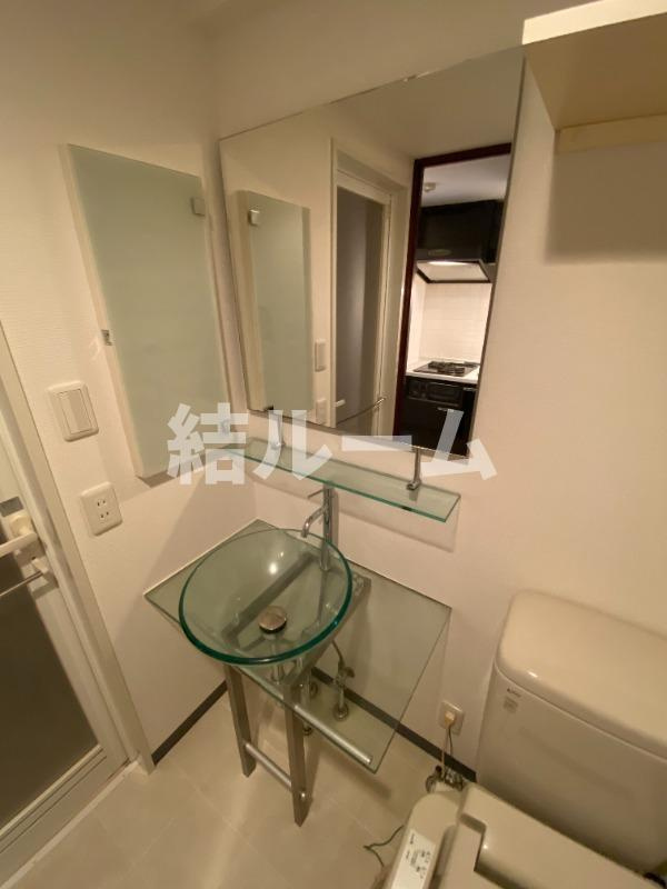 板橋区向原２丁目の賃貸マンションの洗面所