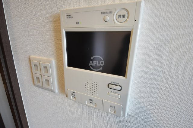 ラシュレ天満橋のセキュリティ|ラシュレ天満橋　モニター付きインターホン