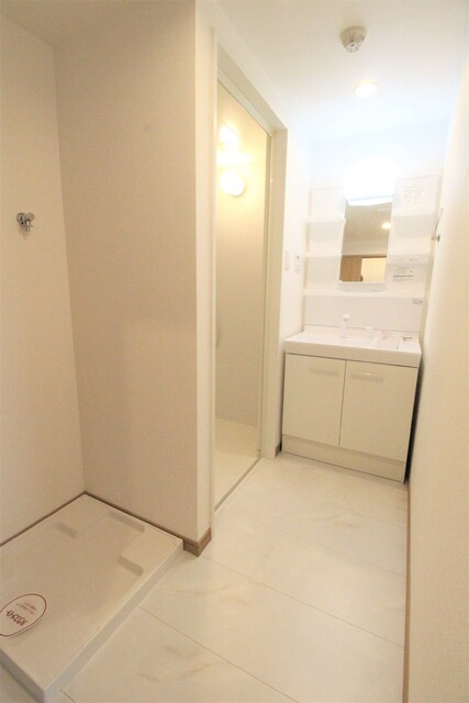 ネスレtosuの洗面所|広い洗面スペースです★