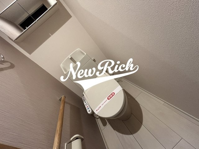 高崎市大八木町のアパートのトイレ