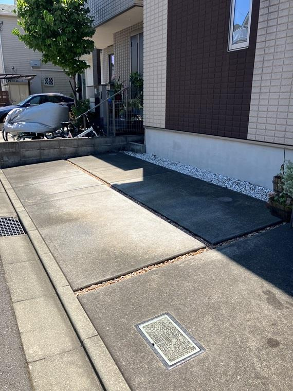 下九沢戸建の駐車場