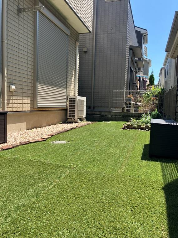 下九沢戸建の庭