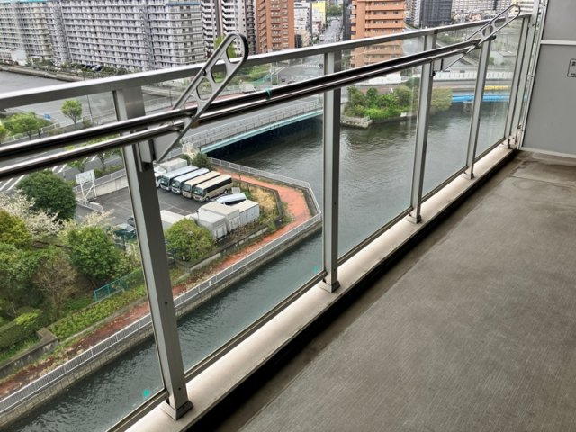 シティハウス豊洲キャナルテラスのバルコニー