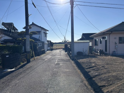 【前面道路含む現地写真】 | 都城市安久町　B区画　384万円