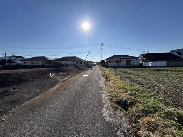 【前面道路含む現地写真】 | 都城市安久町　D区画　384万円