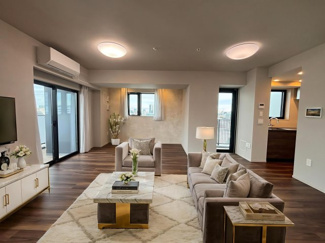 【居間・リビング】 | クリオ市谷薬王寺 | 家具家電はつきません。イメージ画像です。