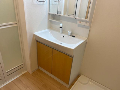 【洗面所】 | 仮）しらさぎ２丁目新築アパート | 洗髪洗面化粧台（イメージ）