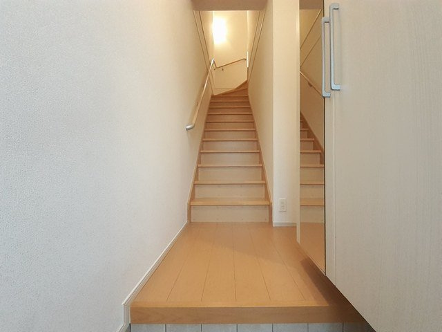 プランドール新庄Ⅱの玄関|ゆったりとした玄関です