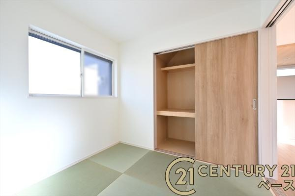 ファーストタウン別所町 ３号棟 ／新築一戸建の内観：施工例|■ほっこり落ち着ける和室！客間としてもご利用いただけます！■