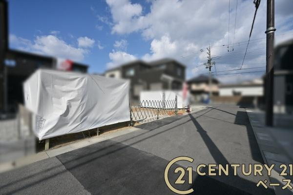 リーブルガーデン三輪 ／新築一戸建の前面道路含む現地写真|■現地撮影写真■