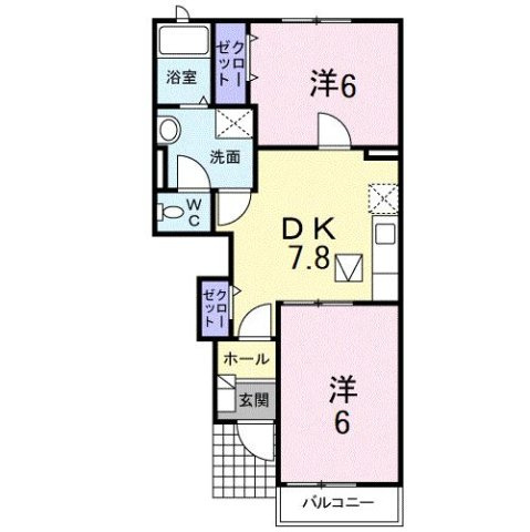 【間取り】 | フェリーチェ　Ａ