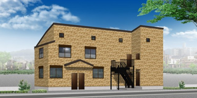 【外観】 | （仮称）日吉4丁目アパート | ※パース