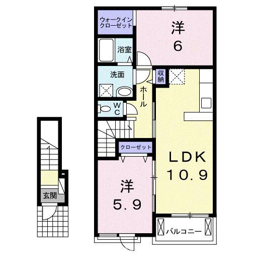セレーノⅡの間取り