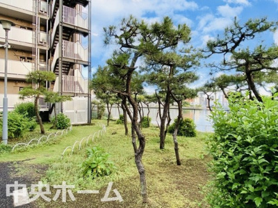 【中庭】 | トーア辰巳マンション | 敷地内には緑が多く住環境良好です。