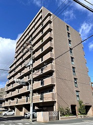 アルファステイツ知寄町の外観|総戸数４８戸、全戸南向きのマンションです。
