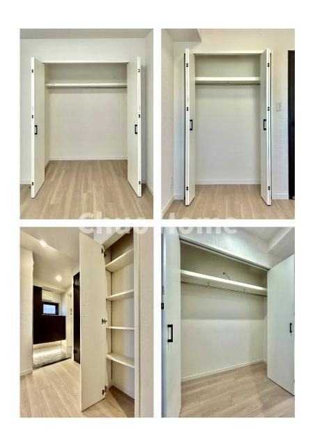 ラベルティ小岩の収納|居室にはクローゼットを完備し、自由度の高い家具の配置が叶うシンプルな空間です。お子様の成長と必要になる子供部屋を与えるにはぴったりの間取りですね。