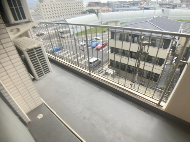 テラス本八幡のバルコニー