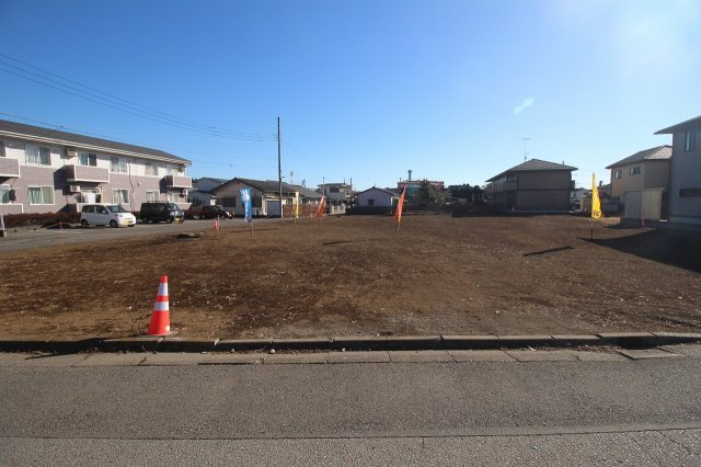 《分譲地》小山市若木町1丁目　全4区画の外観|敷地を西側から撮影（2026年1月撮影）