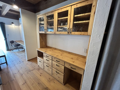 【キッチン】 | 三橋町蒲船津売家 | 魅せる収納も楽しめる、こだわりのキッチン！