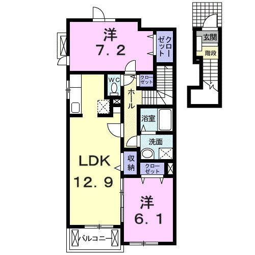 ルーセント・SⅡの間取り