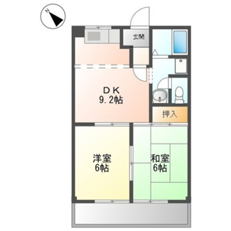 【間取り】 | パレスさくらＡ