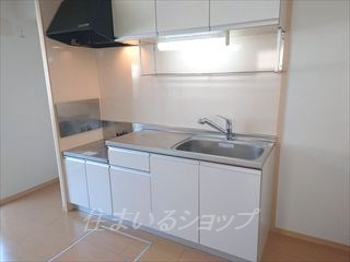 シャン・ド・フルールのキッチン|浄水器一体型シャワー水栓