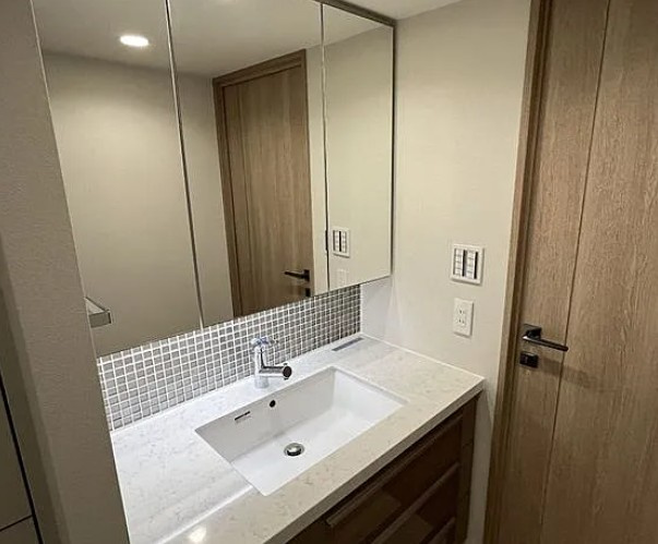 パークホームズ本郷三丁目の独立洗面台