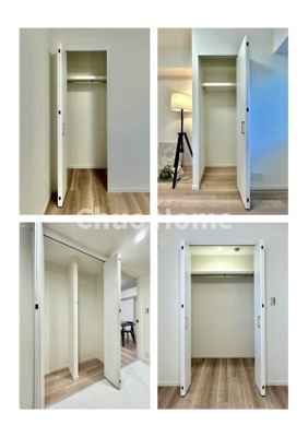 【収納】 | サンクタス南葛西 | 居室にはクローゼットを完備し、自由度の高い家具の配置が叶うシンプルな空間です。お子様の成長と必要になる子供部屋を与えるにはぴったりの間取りですね。