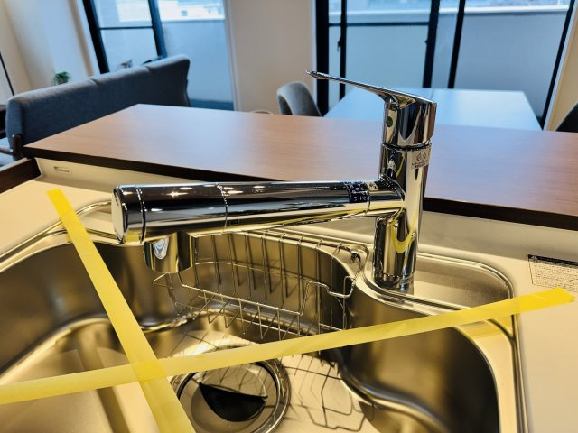 コーラル京王堀之内のキッチン|～浄水器付き　安心安全なお水をお手軽に～