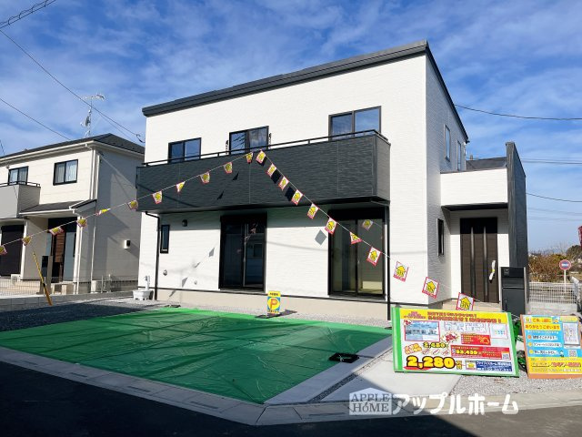 熊谷市妻沼　新築戸建　全4区画　の外観|周辺環境にも恵まれた好立地☆日当たり良好×子育てしやすい環境です！いつでもお気軽にお問合せOKです！TEL「0120-466263」