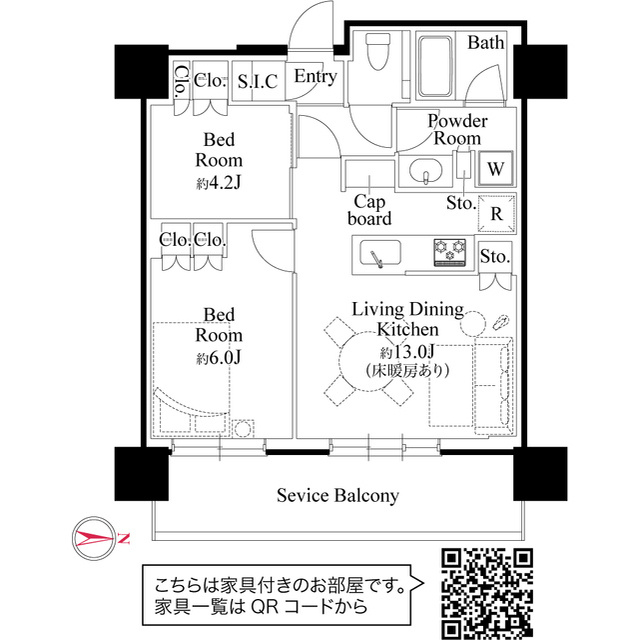 ザ　ヨコハマ　フロントタワーの間取り