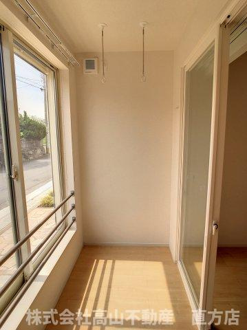 ティーダ感田Ｂのバルコニー