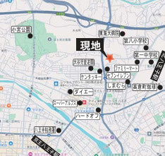 『八王子市中古戸建て』八王子市大谷町54-58【仲介手数料無料】　八王子市大谷町　の地図|～仲介手数料無料☆八王子ひなた不動産～八王子市大谷町　中古戸建て
