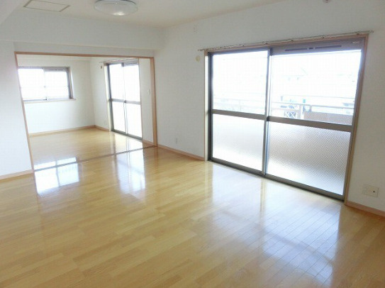 熊本市南区御幸笛田１丁目の賃貸マンションの居間・リビング