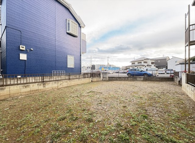 【外観】 | 朝霞市宮戸2丁目　建築条件なし売地　全1区画　(志木本店) | 販売現地／2026年1月29日撮影　
約29.33坪のゆとりある敷地。