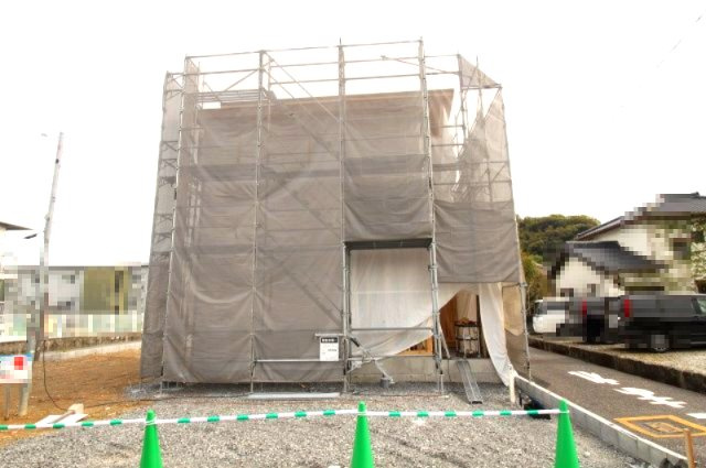 南万々　新築戸建　A号地（全4区画）の前面道路含む現地写真