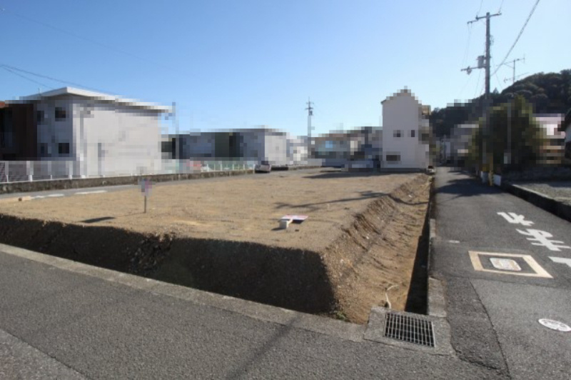 南万々　建築条件付き　売土地　A号地（全4区画）の外観|Ａ号地　プラン例　土地面積　141.19㎡（約42.71坪）